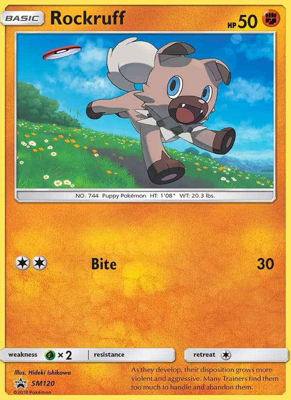 Rockruff – SM Black Star Promos SM120