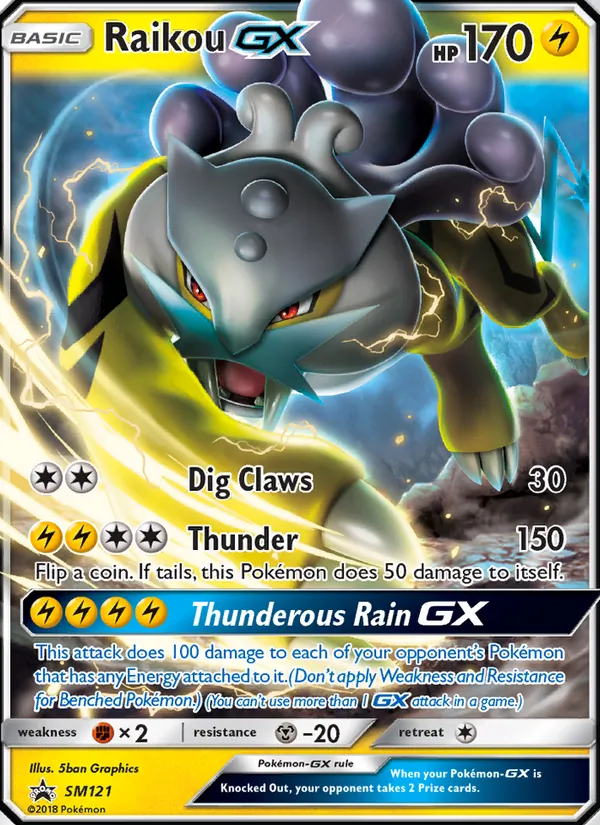 Raikou GX – SM Black Star Promos SM121