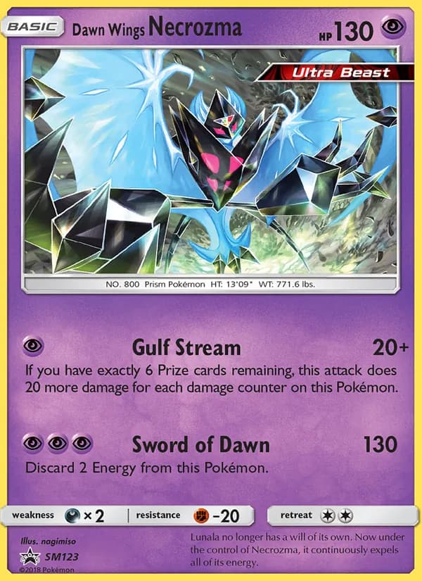 Dawn Wings Necrozma – SM Black Star Promos SM123