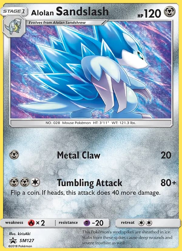 Alolan Sandslash – SM Black Star Promos SM127