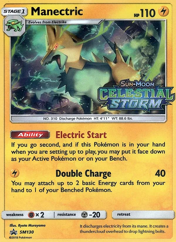 Manectric – SM Black Star Promos SM130