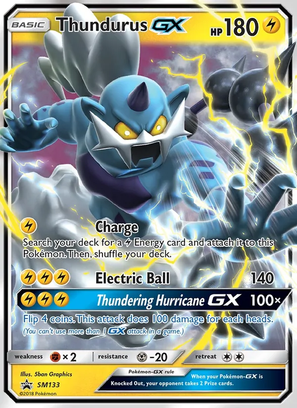 Thundurus GX – SM Black Star Promos SM133