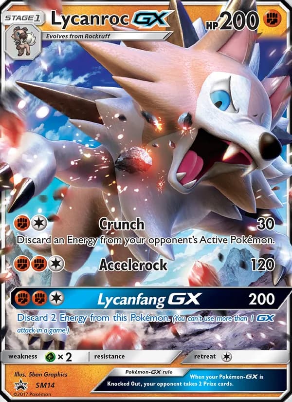 Lycanroc GX – SM Black Star Promos SM14