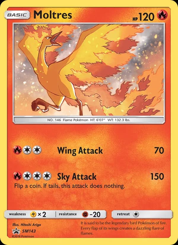 Moltres – SM Black Star Promos SM143