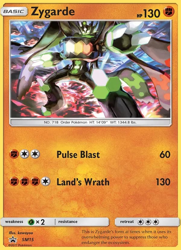 Zygarde – SM Black Star Promos SM15