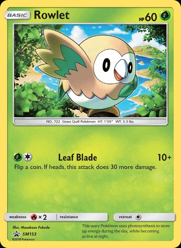 Rowlet – SM Black Star Promos SM153