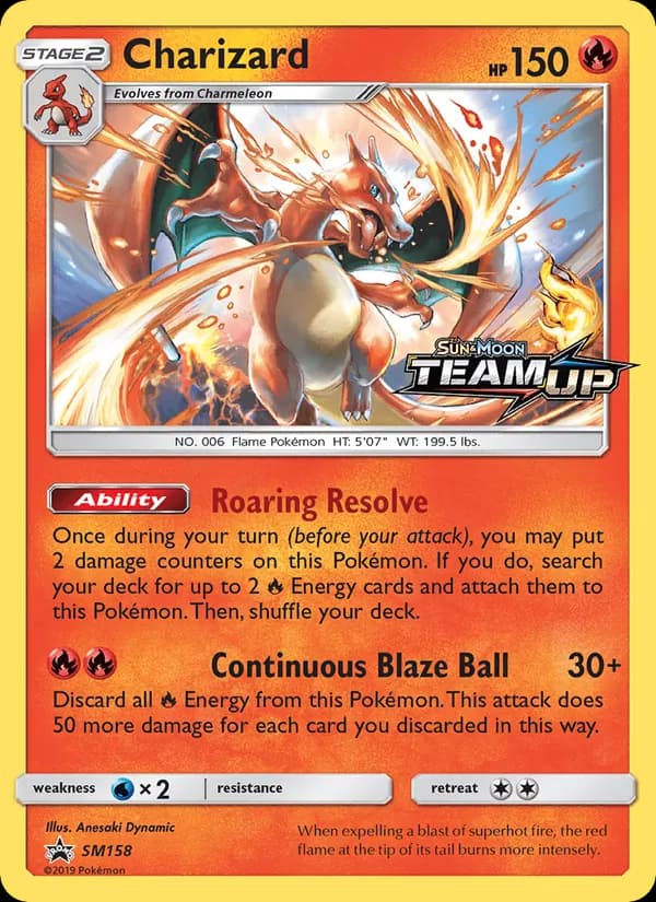 Charizard – SM Black Star Promos SM158