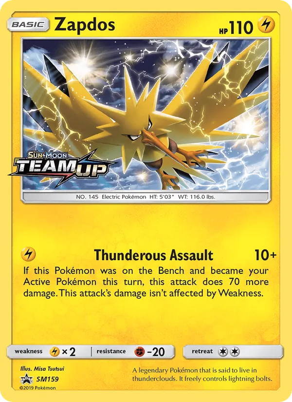 Zapdos – SM Black Star Promos SM159