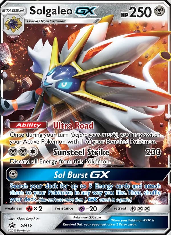 Solgaleo GX – SM Black Star Promos SM16