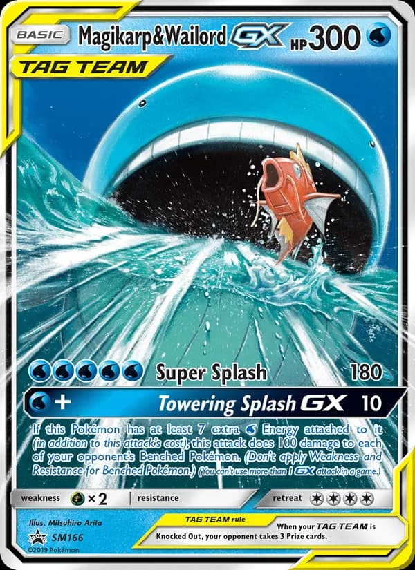 Magikarp & Wailord GX – SM Black Star Promos SM166