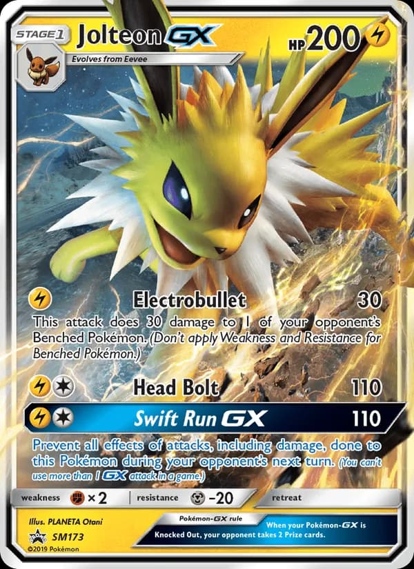 Jolteon GX – SM Black Star Promos SM173