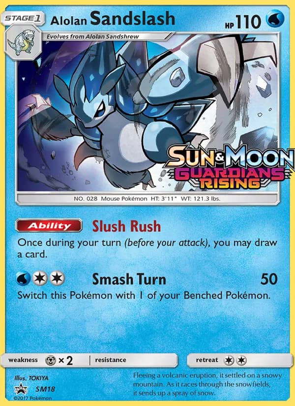 Alolan Sandslash – SM Black Star Promos SM18