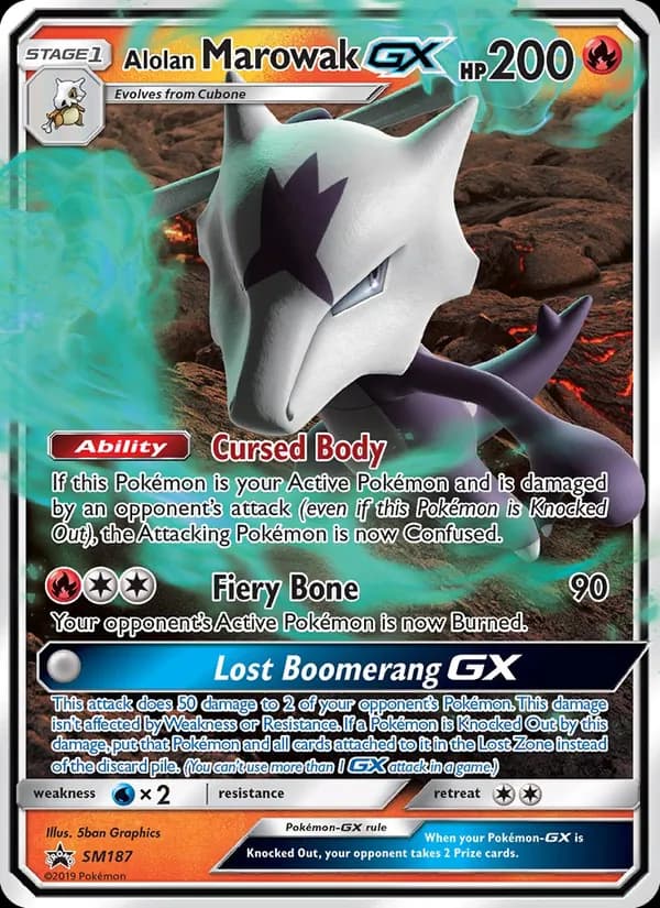 Alolan Marowak GX – SM Black Star Promos SM187