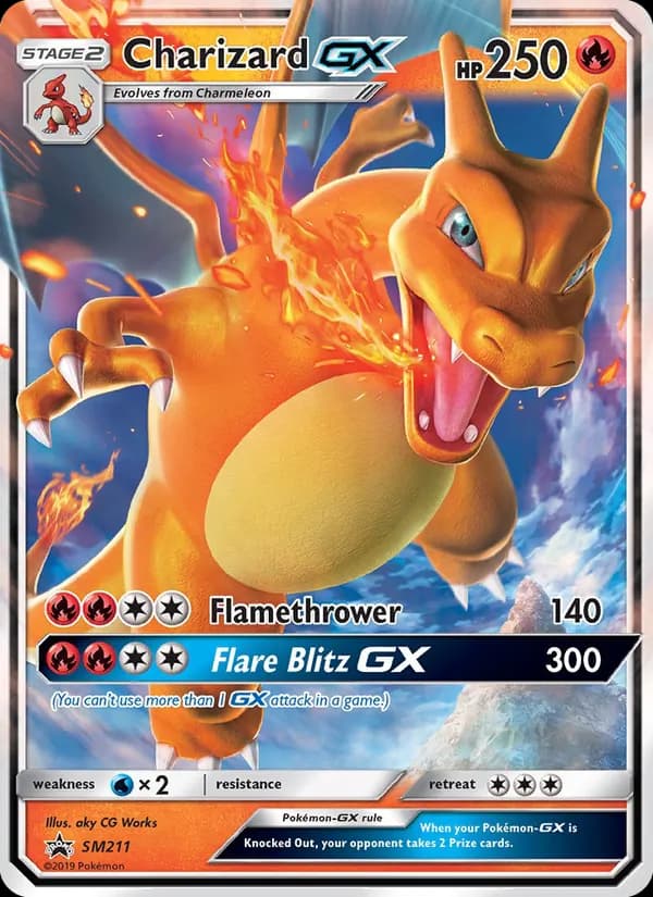 Charizard GX – SM Black Star Promos SM211