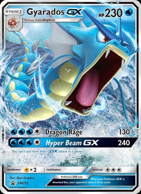 Gyarados GX – SM Black Star Promos SM212