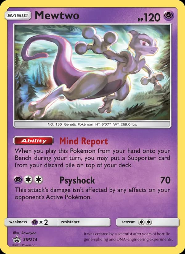 Mewtwo – SM Black Star Promos SM214