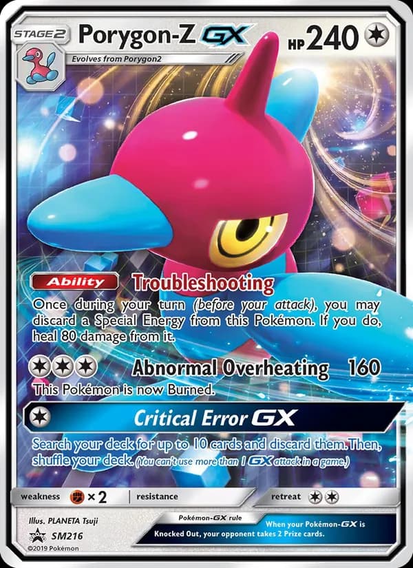 Porygon-Z GX – SM Black Star Promos SM216