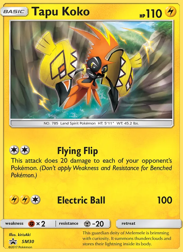 Tapu Koko – SM Black Star Promos SM30