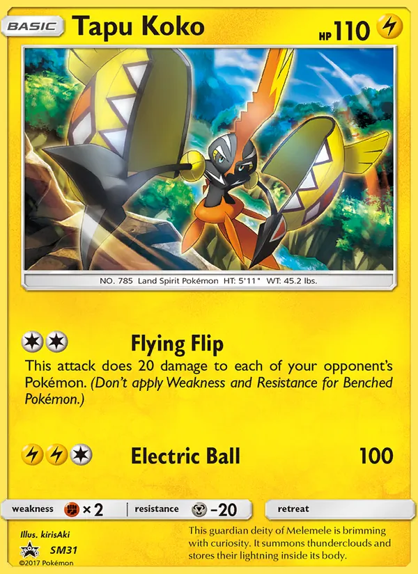 Tapu Koko – SM Black Star Promos SM31