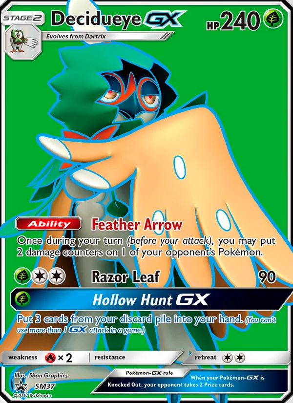 Decidueye GX – SM Black Star Promos SM37
