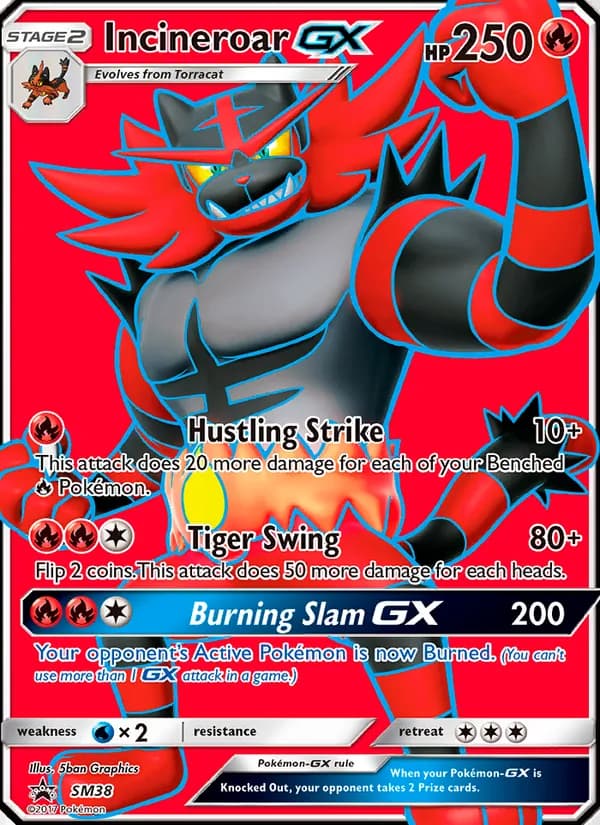 Incineroar GX – SM Black Star Promos SM38