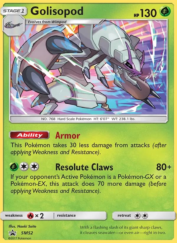 Golisopod – SM Black Star Promos SM52