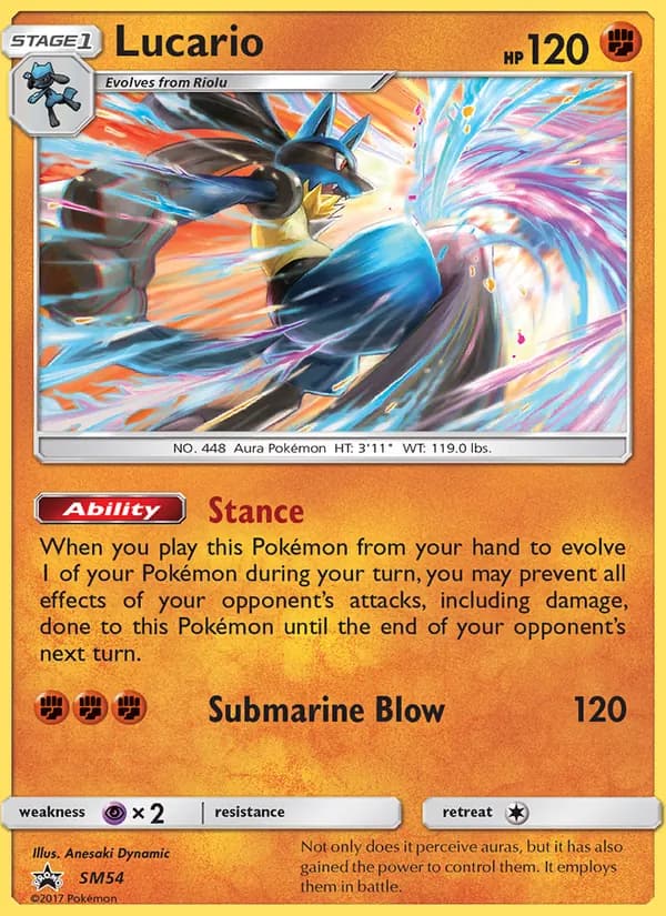 Lucario – SM Black Star Promos SM54