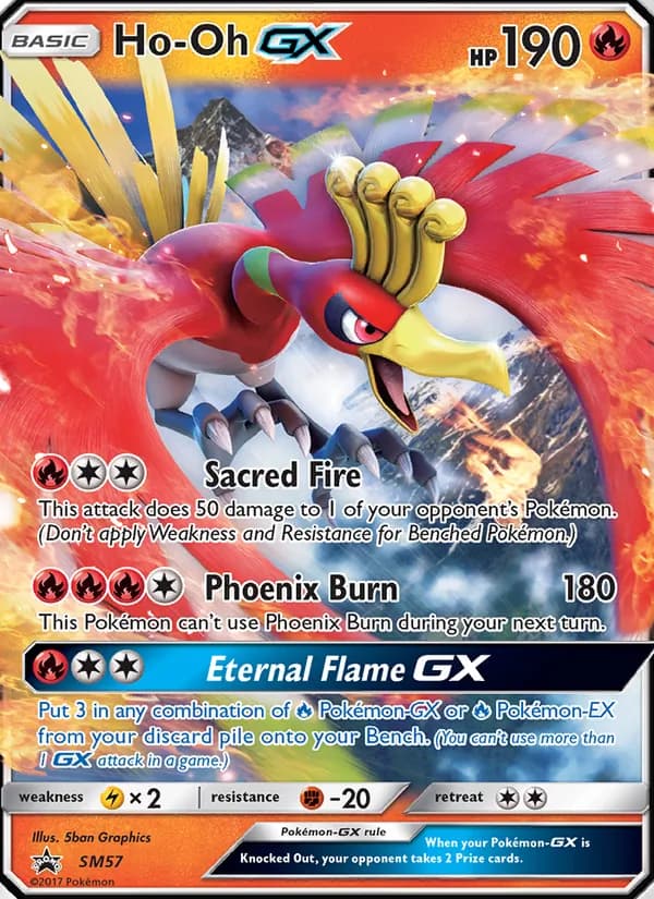Ho-Oh GX – SM Black Star Promos SM57