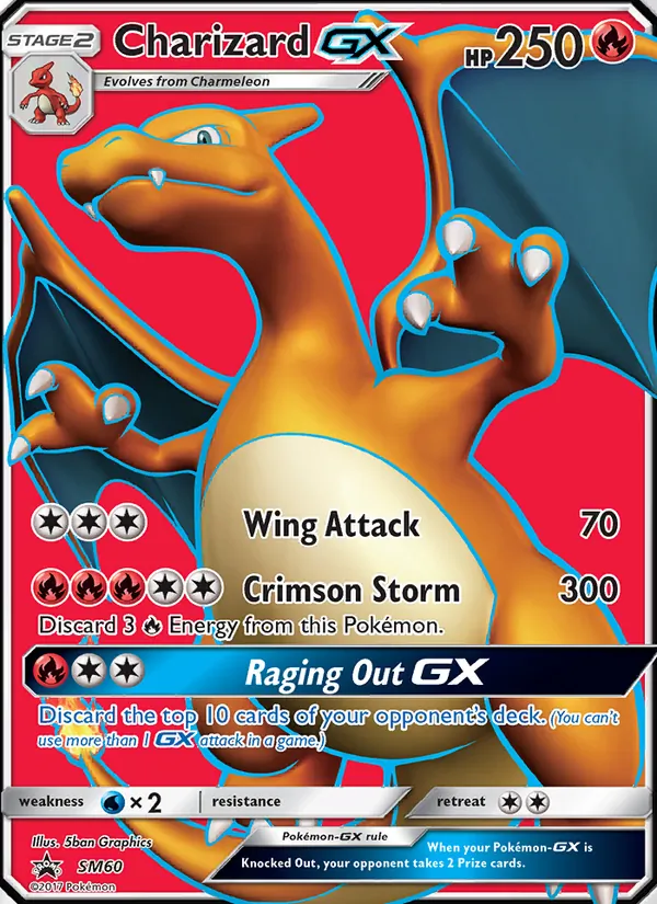 Charizard GX – SM Black Star Promos SM60