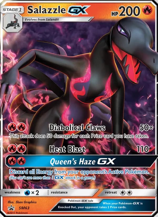 Salazzle GX – SM Black Star Promos SM63