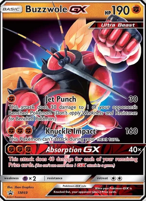 Buzzwole GX – SM Black Star Promos SM69