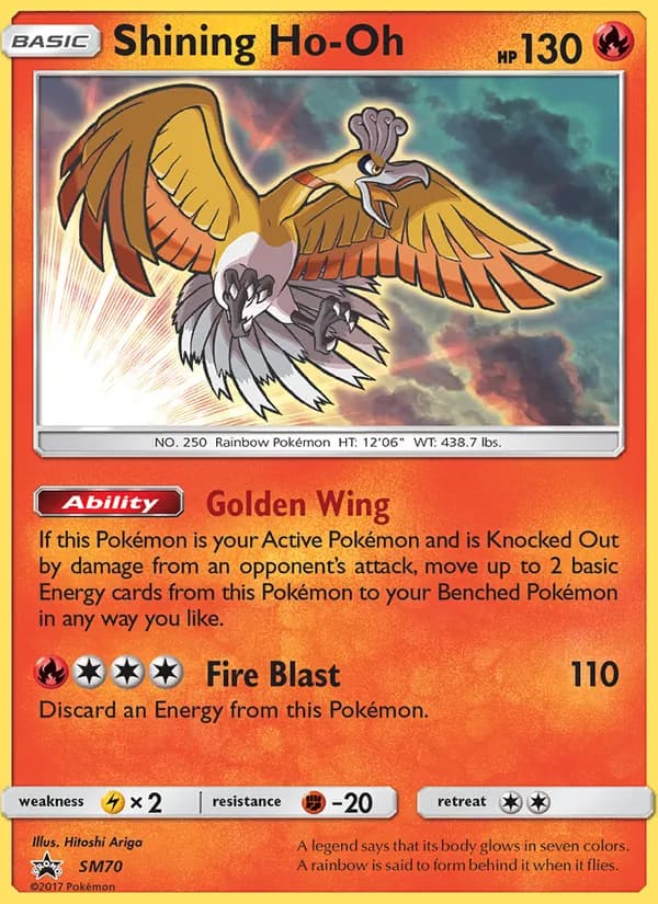 Shining Ho-Oh – SM Black Star Promos SM70