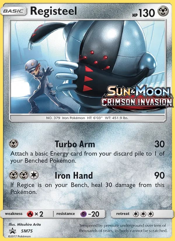 Registeel – SM Black Star Promos SM75