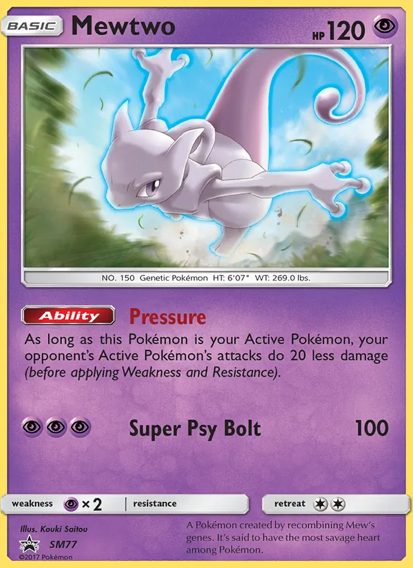 Mewtwo – SM Black Star Promos SM77