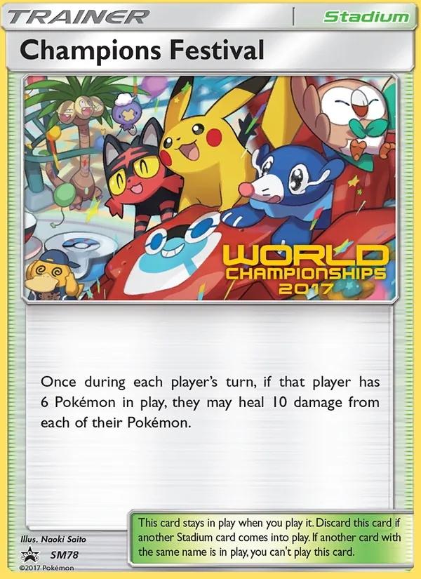 Champions Festival – SM Black Star Promos SM78