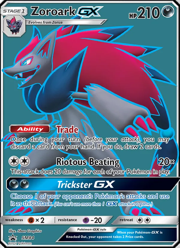 Zoroark GX – SM Black Star Promos SM84