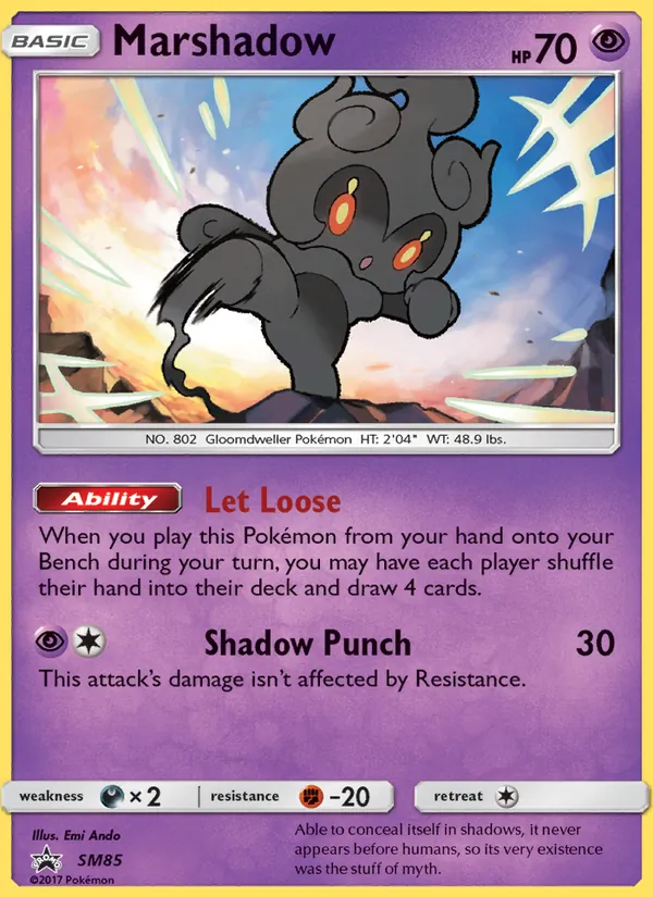 Marshadow – SM Black Star Promos SM85
