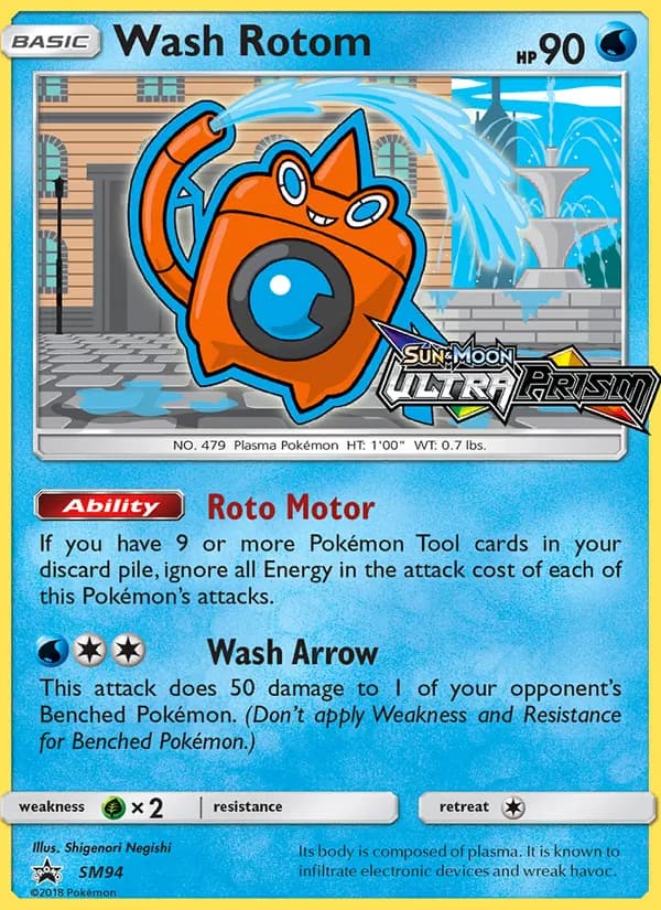 Wash Rotom – SM Black Star Promos SM94