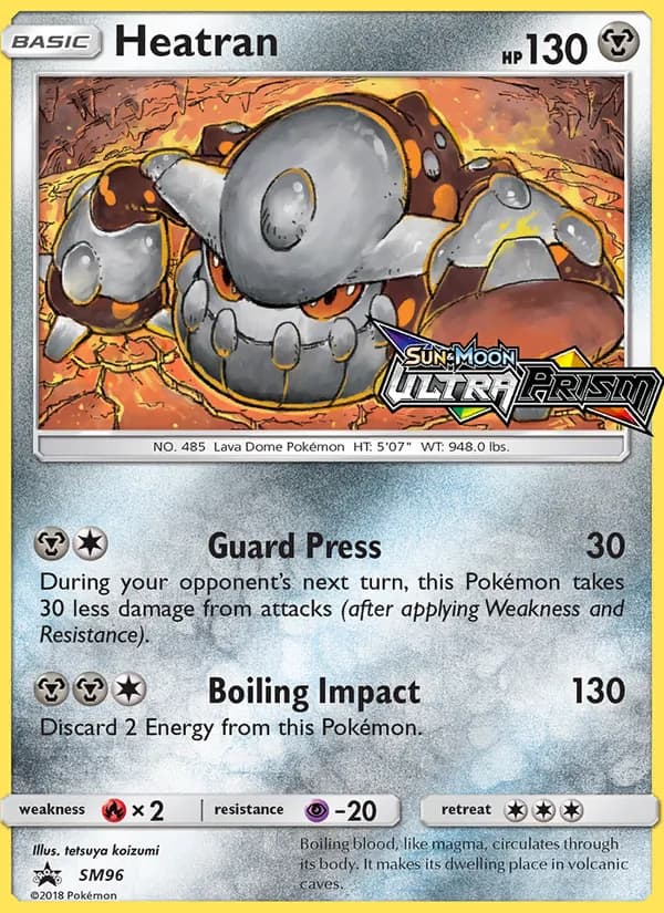 Heatran – SM Black Star Promos SM96