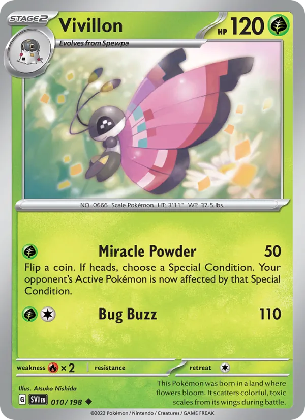 Vivillon – Scarlet & Violet 010