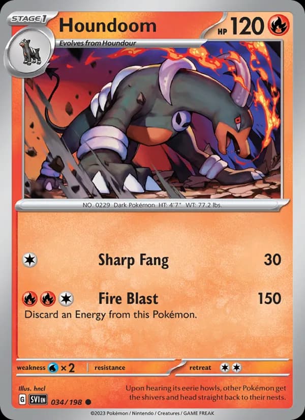 Houndoom – Scarlet & Violet 034