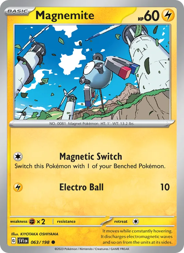 Magnemite – Scarlet & Violet 063