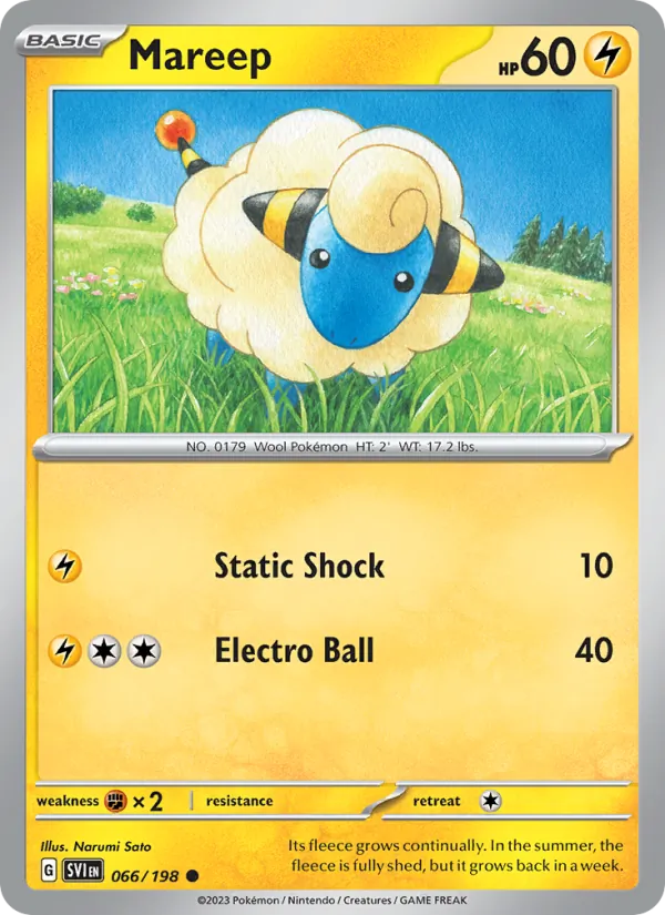 Mareep – Scarlet & Violet 066