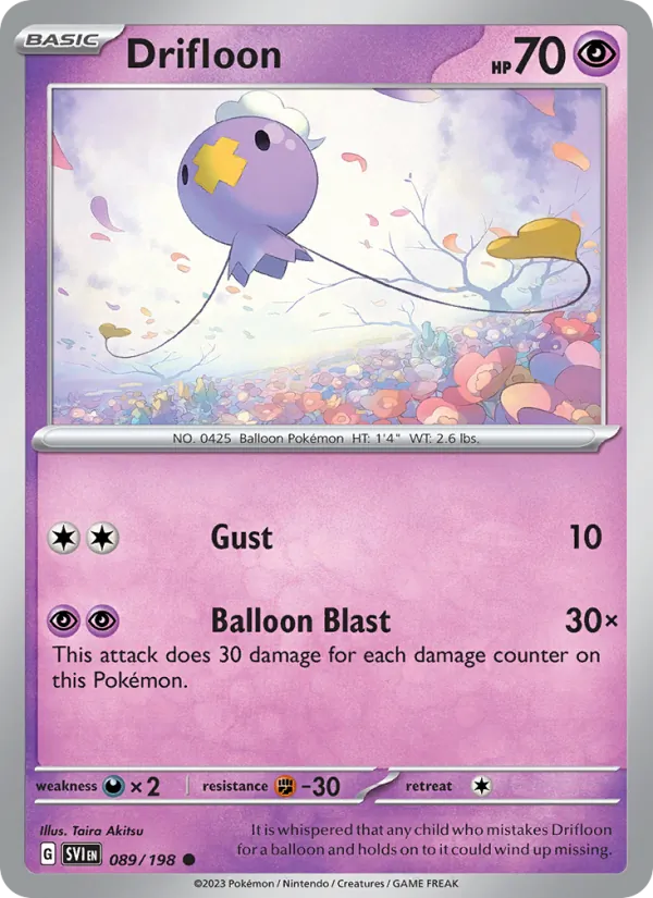 Drifloon – Scarlet & Violet 089