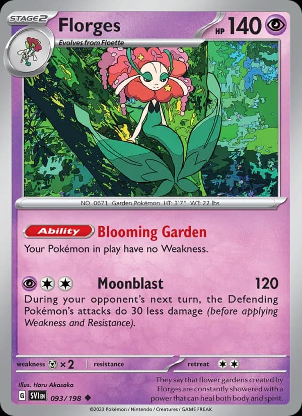 Florges – Scarlet & Violet 093