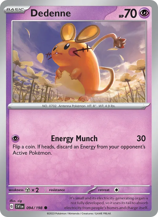 Dedenne – Scarlet & Violet 094