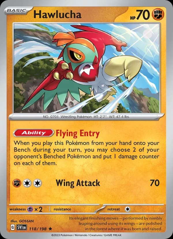 Hawlucha – Scarlet & Violet 118