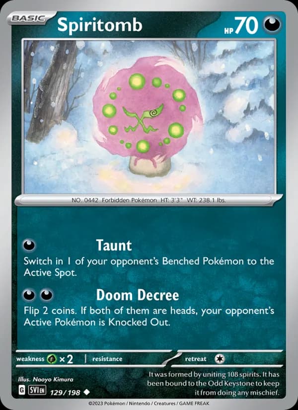 Spiritomb – Scarlet & Violet 129