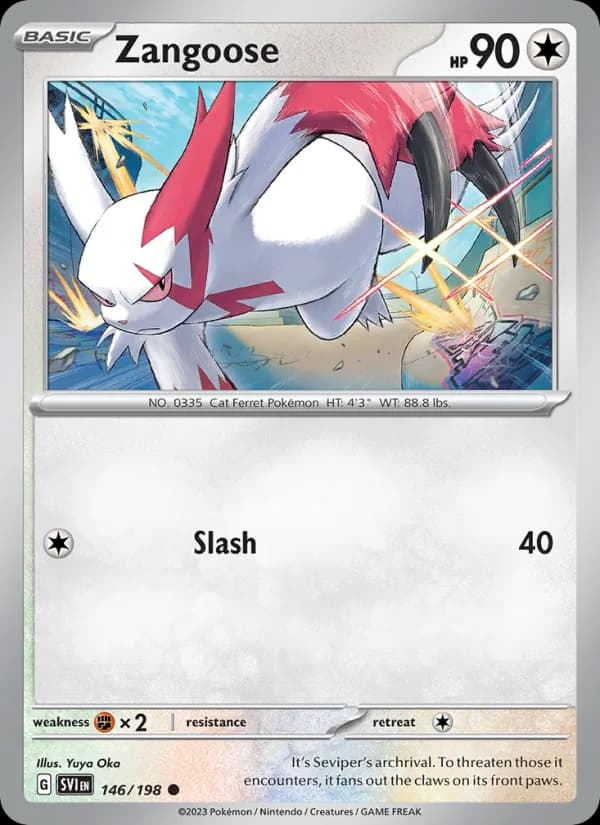 Zangoose – Scarlet & Violet 146