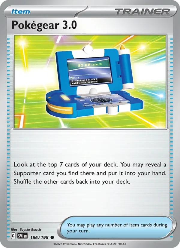 Pokégear 3.0 – Scarlet & Violet 186